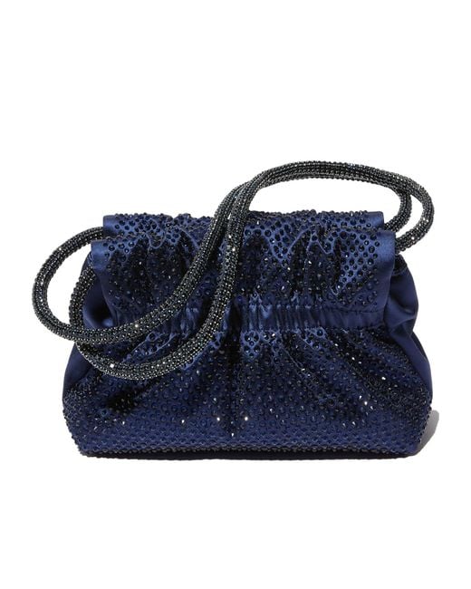 MAX&Co. Blue Rhinestone Shoulder Bag