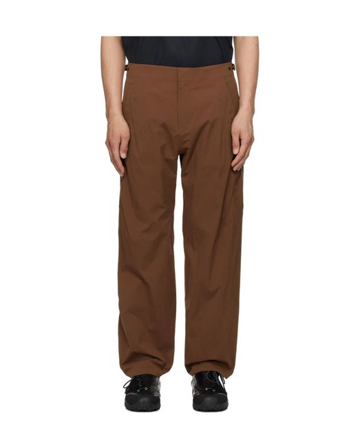 Veilance Brown Spere Lt Overalls for men