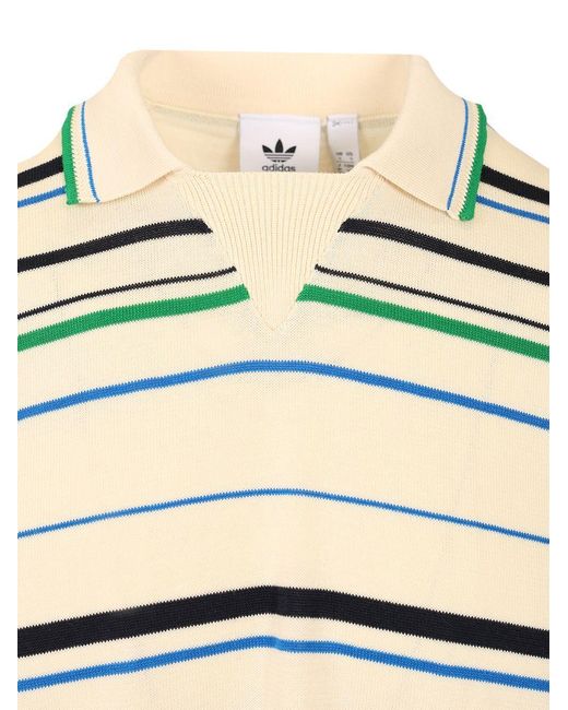 Adidas by Wales Bonner White Adidas Originals X Wales Bonner Striped Ribbed T-Shirt for men