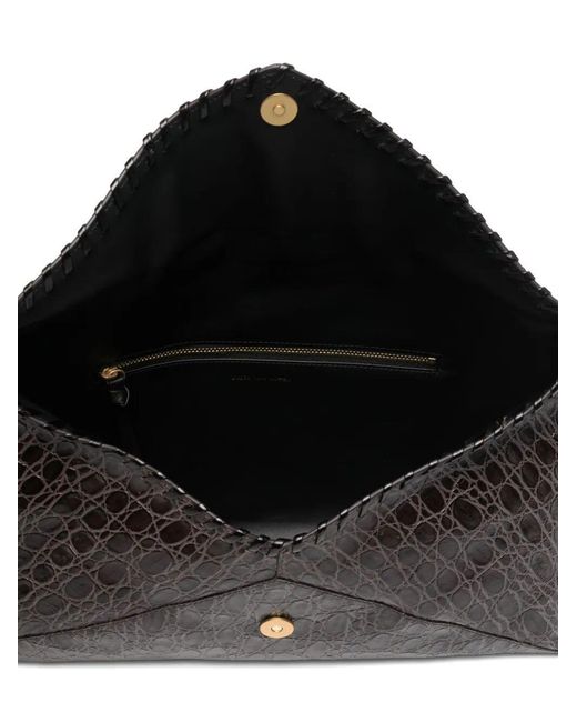 Dries Van Noten Black 'Env' Bag