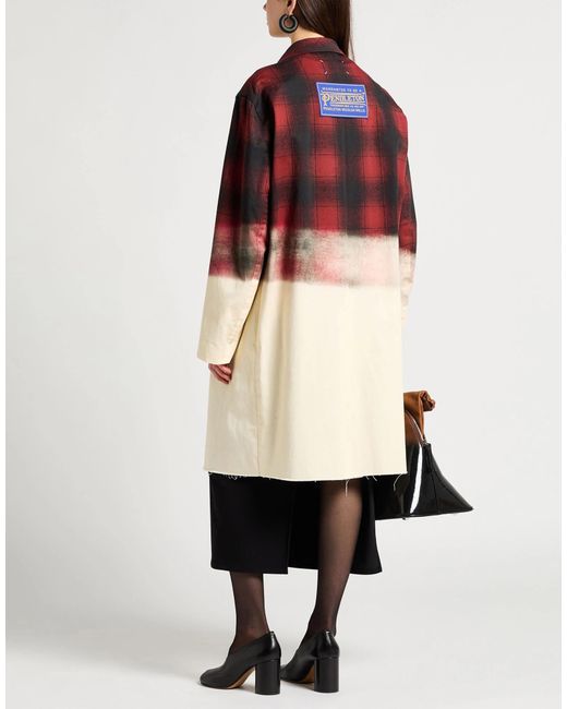 Maison Margiela Red Full-Length Jacket