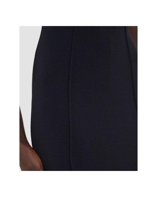 Joseph Black Short-Sleeve Midi Dress