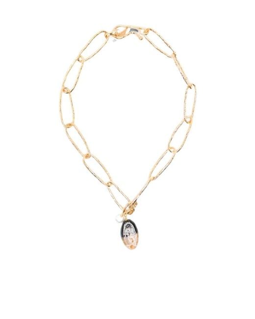 Forte_forte Metallic Chain Necklace
