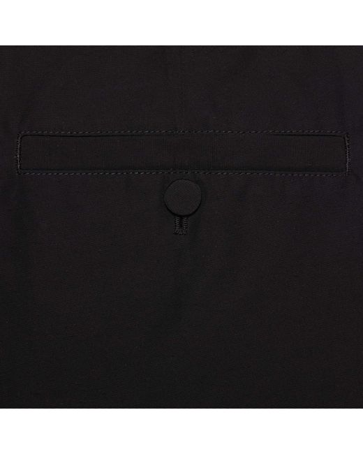 Gucci Black Straight Leg Cropped Poplin Chino Trousers for men