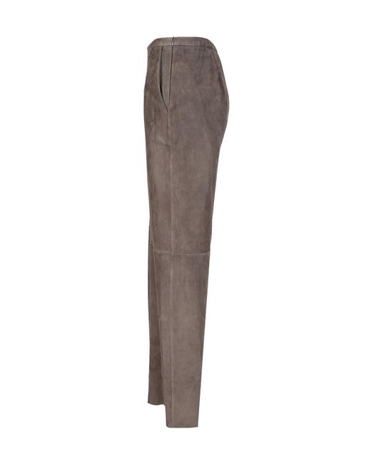Forte_forte Brown Suede Trousers