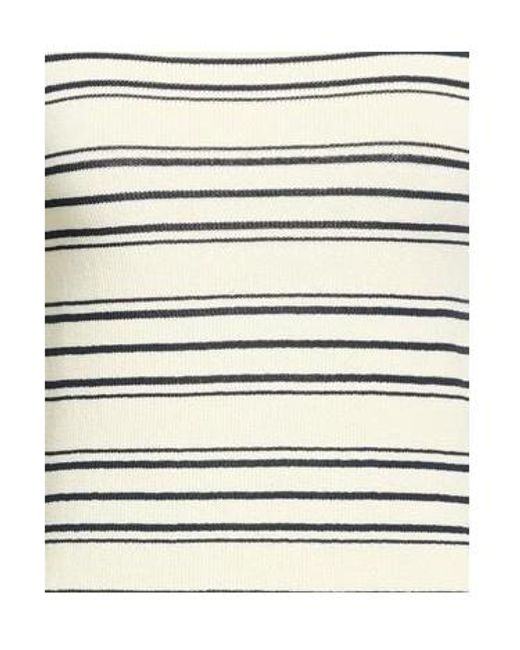 MAX&Co. White Striped Jumpers