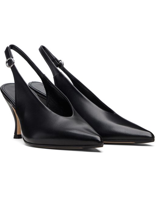 Aeyde Blue Carla Slingback Pumps