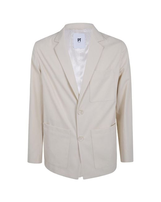 PT01 Gray Single Breasted Jacket for men
