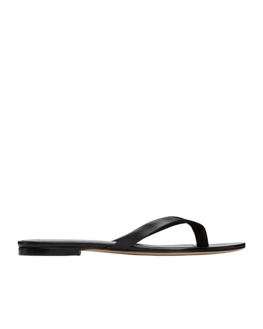 The Row White Sacha Flip-Flops