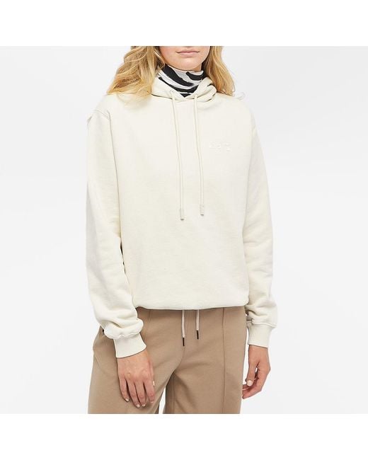 Off-White c/o Virgil Abloh White Embroidered Logo Hooded Sweatshirt