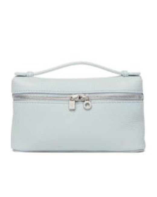 Loro Piana Gray Extra Pocket Mini Shoulder Bag