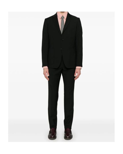 Zegna Black Long-Sleeved Suit for men