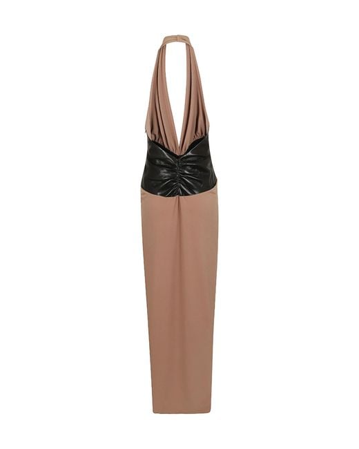 ANDAMANE Multicolor Halter-Neck Dress