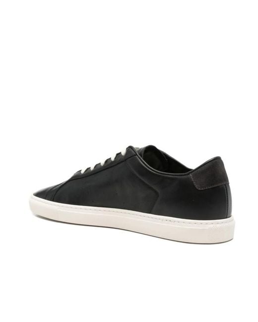 Common Projects Black Round-Toe Low-Top Sneakers for men