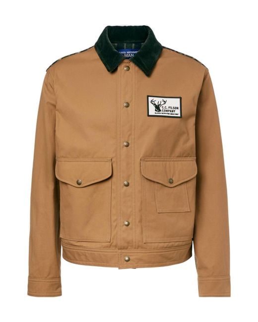 Junya Watanabe Brown X Filson Cotton And Wool-Blend Jacket for men