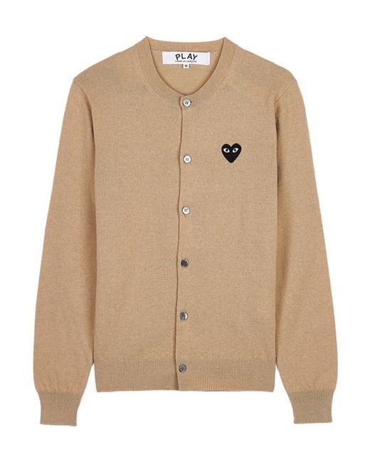 Comme des Garçons Natural Long-Sleeve Cardigan for men