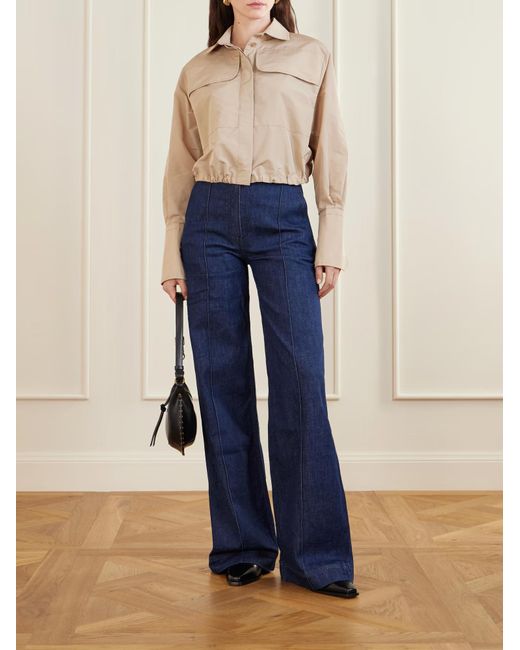 Patou Natural Cropped Shirt