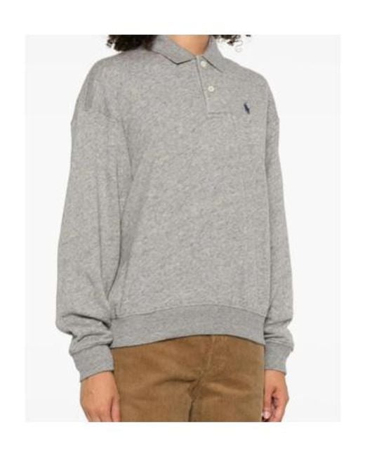 Polo Ralph Lauren Gray Polo Pony Sweatshirt