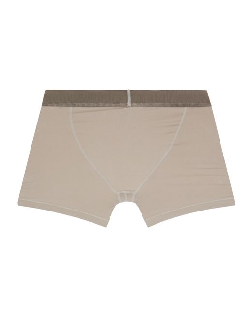 Skims Green Logo Boxer Briefs Three-Pack for men