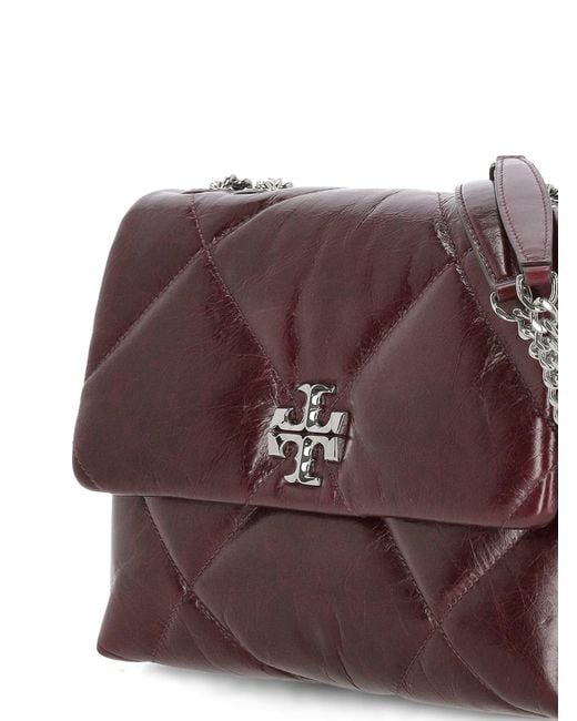 Tory Burch Purple Kira Embellished Convertible Shoulder Bag