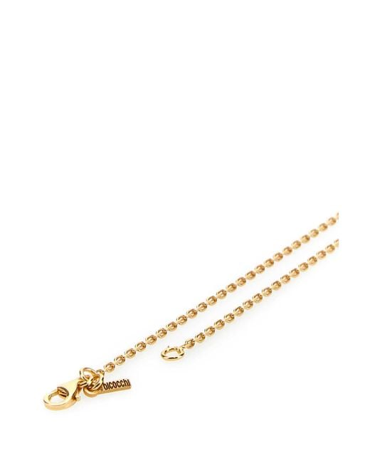 Emanuele Bicocchi Metallic Cross-Pendant Necklace