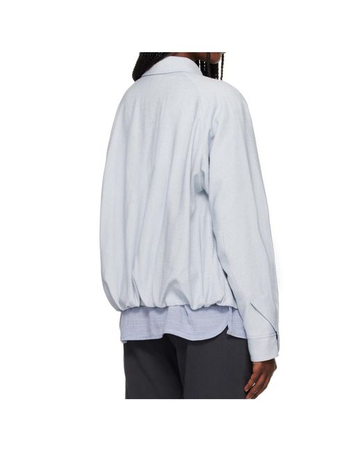 Post Archive Faction PAF Blue Long Sleeve Casual Jacket