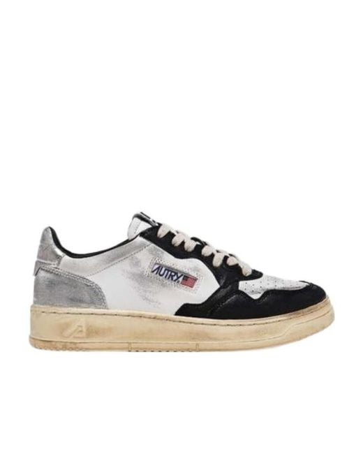 Autry Multicolor Medalist Low Vintage Sneakers for men