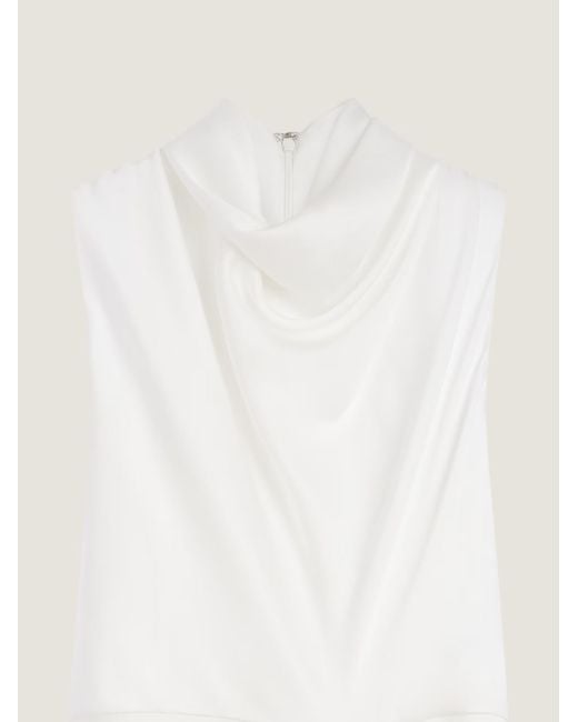 Givenchy White Draped Top