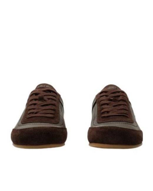 Burberry Brown Knight Runner Sneakers