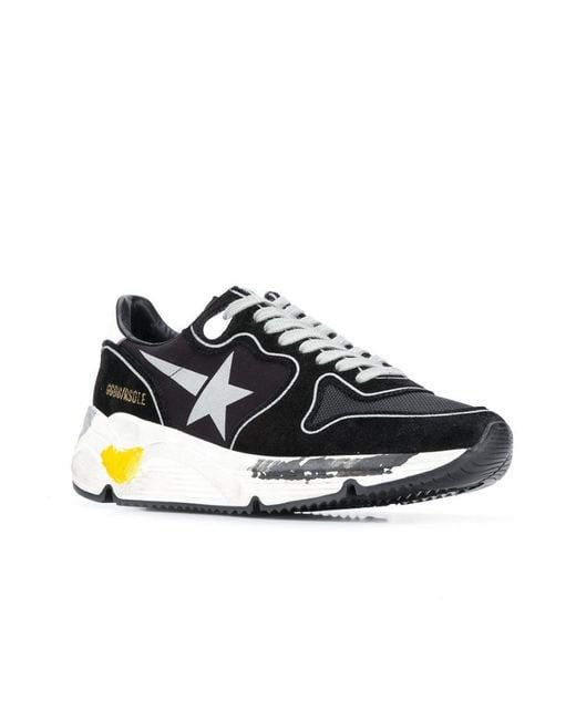 Golden Goose Deluxe Brand Black Running Sole Low-Top Sneakers