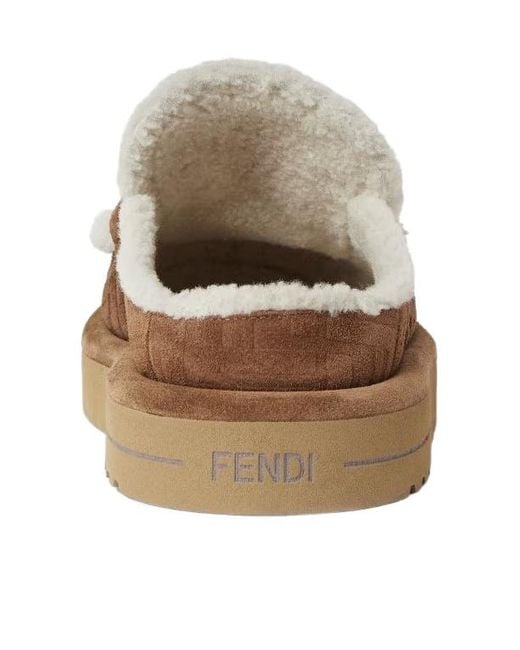 Fendi Brown Apres Chic Sabot