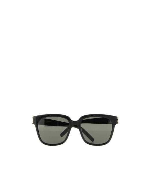Saint Laurent Black Eyewear Square Frame Sunglasses