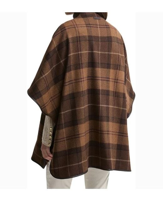 Barbour Brown High-Neck Button-Up Jacket