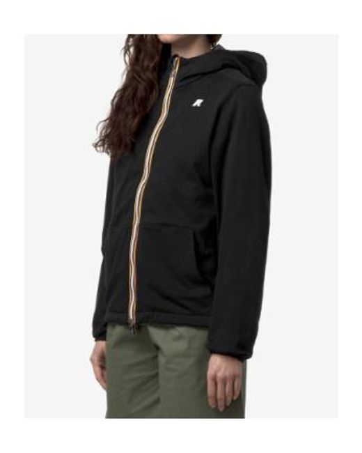 K-Way Black Jake Reversible Jacket for men