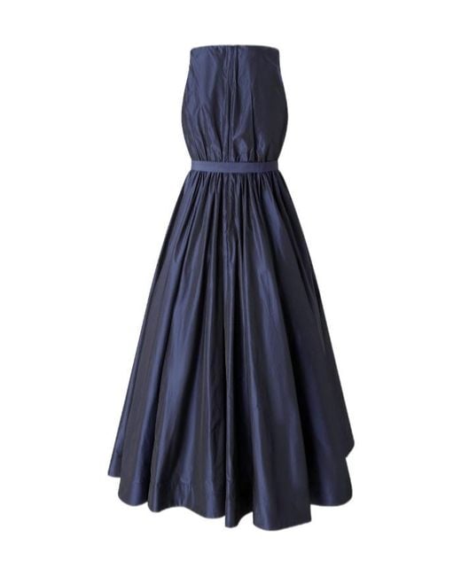 Pinko Blue Belted Midi Dress