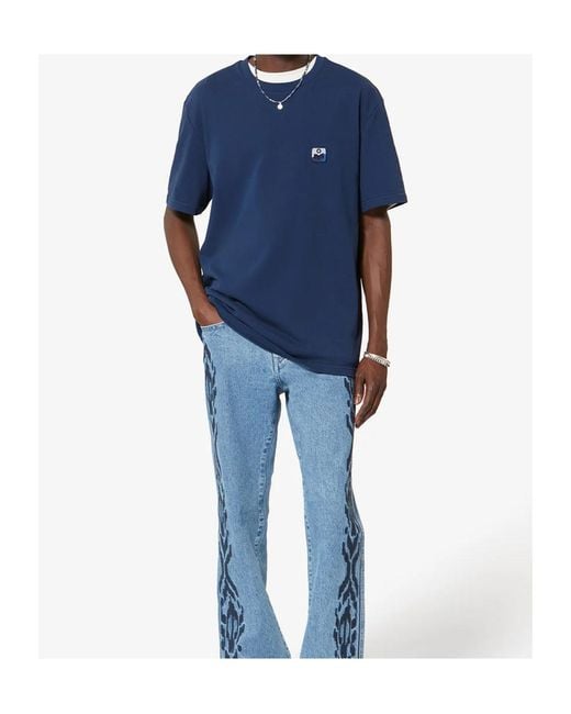 Isabel Marant Blue Hugo T-Shirt for men