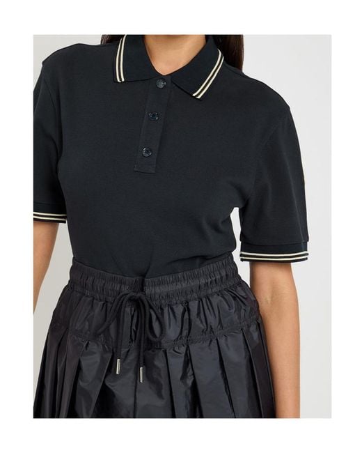 Moncler Black Logo Patch Dress