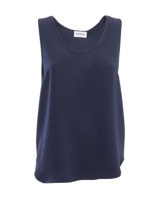 P.A.R.O.S.H. Blue Blusa
