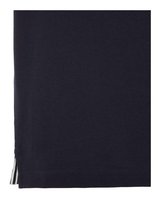 Stone Island Blue Polo Shirt Cotton, Elastane for men