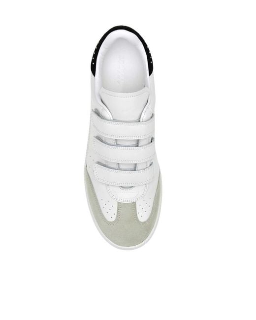 Isabel Marant White Logo Low-Top Casual Shoes