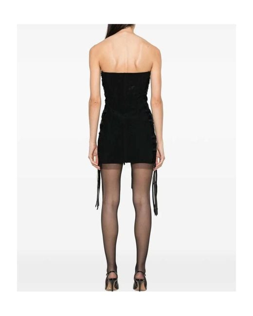 The Attico Black Mini Dress