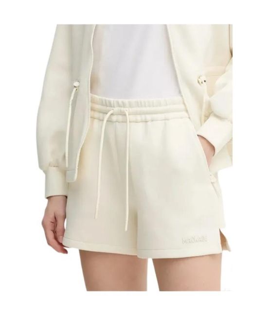 Mackage White Summer-R Logo Shorts