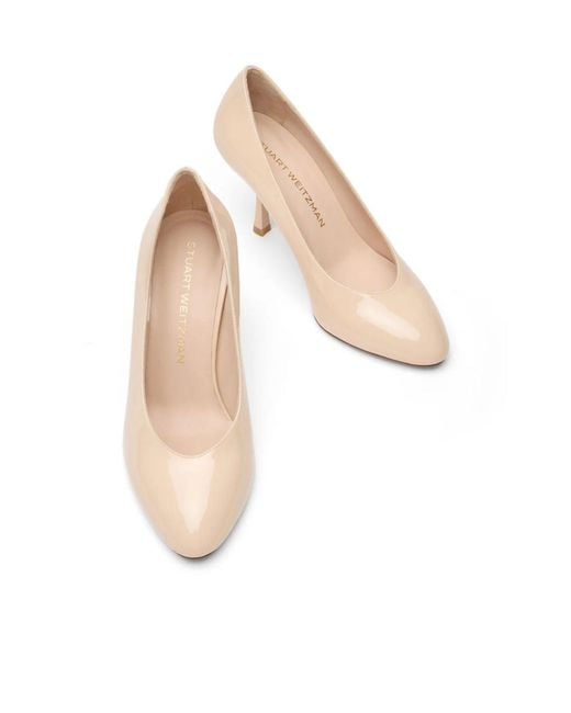 Stuart Weitzman Natural Madison Pump 85