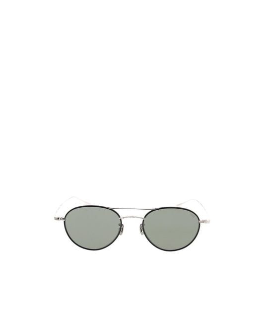 Eyevan 7285 Metallic 7285 Round Frame Sunglasses for men