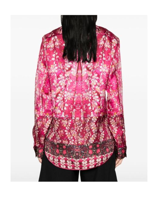 Pierre Louis Mascia Red Long Sleeve Shirt