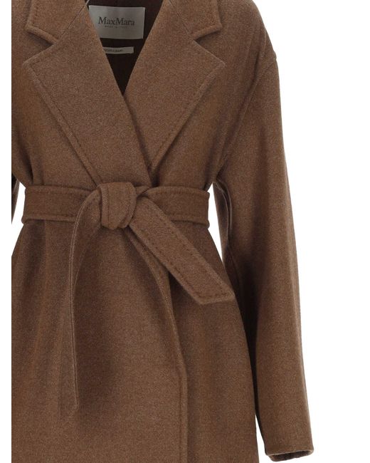 Max Mara Brown Carnia Belted Coat