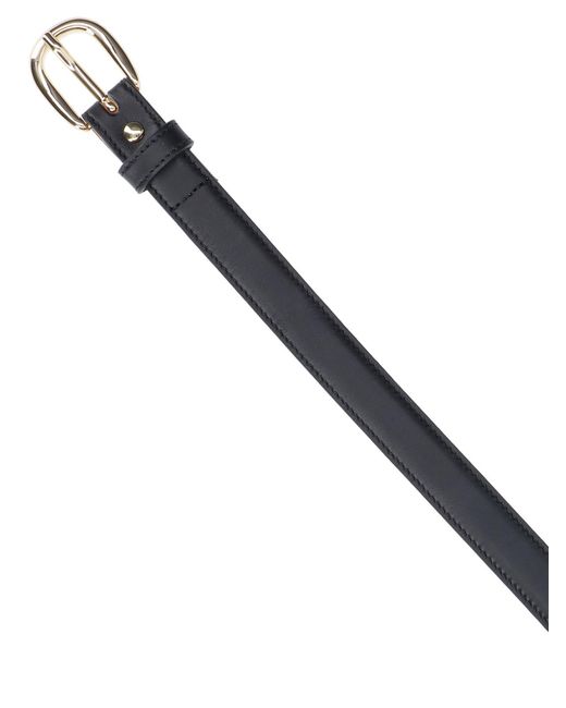 A.P.C. White Adjustable Buckle Belt