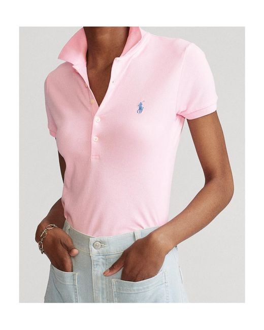 Polo Ralph Lauren Pink Slim Fit Polo T-Shirt