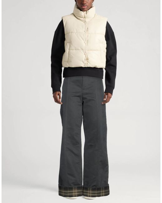 Burberry Gray High-Waisted Straight-Leg Cargo Pants