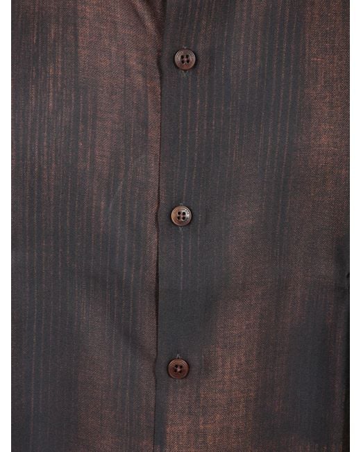 Costumein Gray Oversized Silk Shirt for men